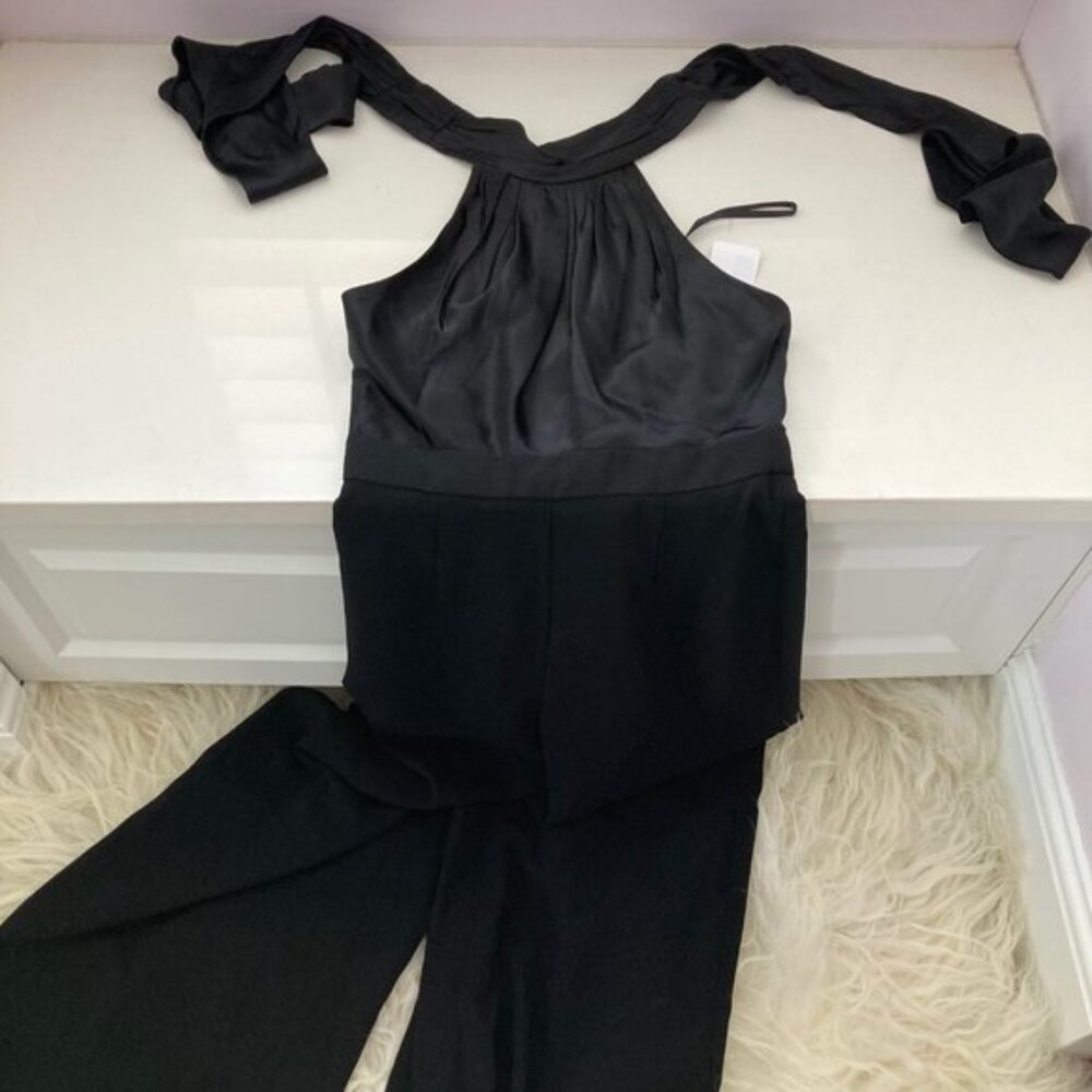 JILL JILL Halter Top Wide Leg Jumpsuit - Picture 2 of 9